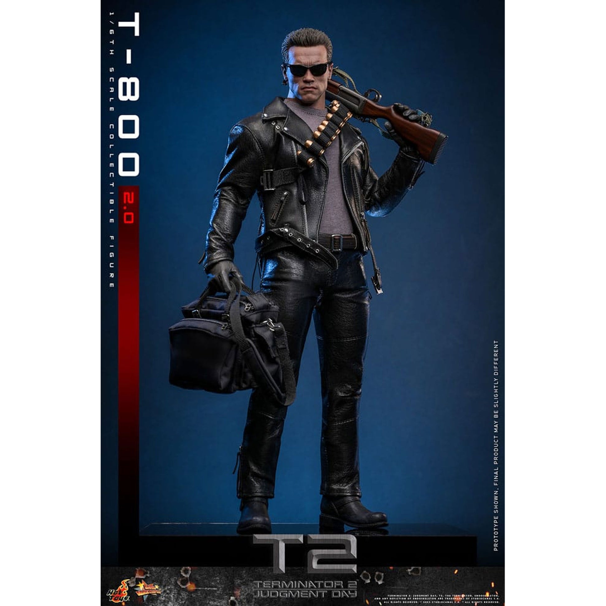 Terminator 2 Movie Masterpiece 1/6 T-800 2.0 -Action Figuuri