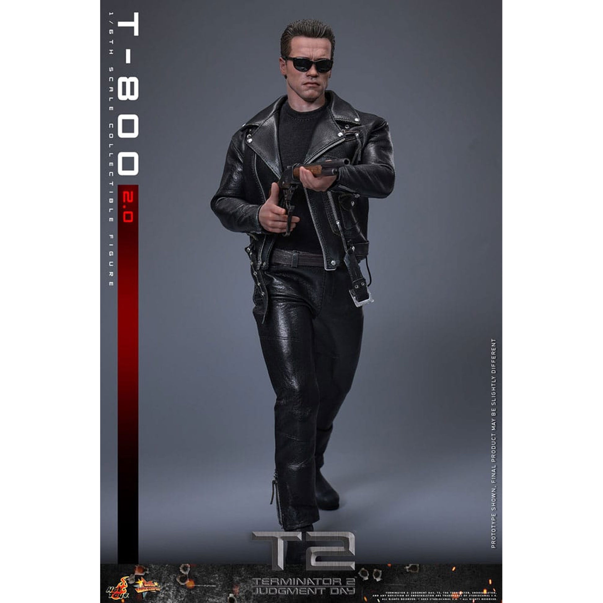 Terminator 2 Movie Masterpiece 1/6 T-800 2.0 -Action Figuuri