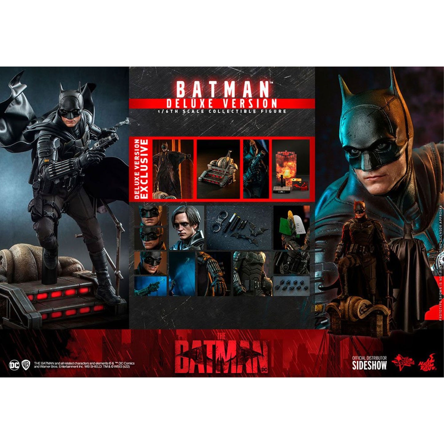 The Batman Movie Masterpiece 1/6 Batman Deluxe Version