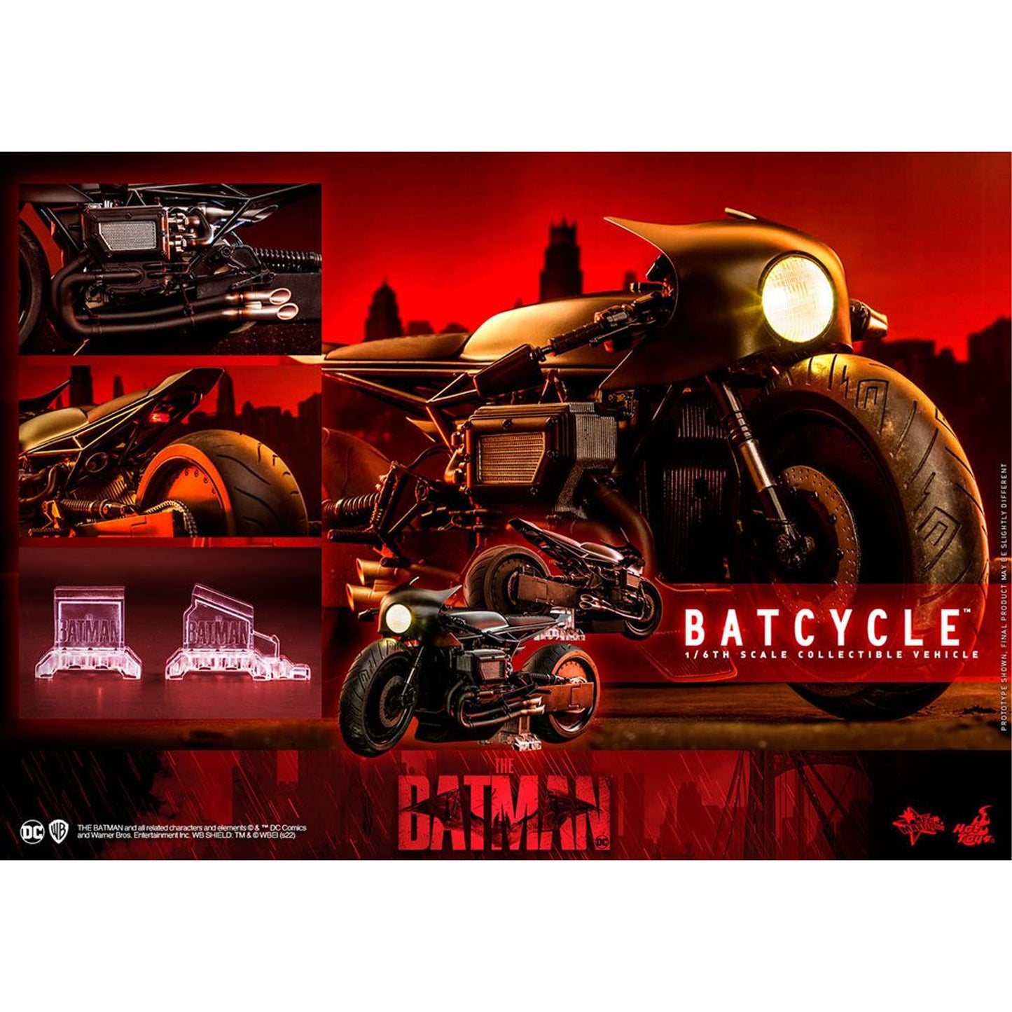 The Batman Movie Masterpiece Vehicle 1/6 Batcycle
