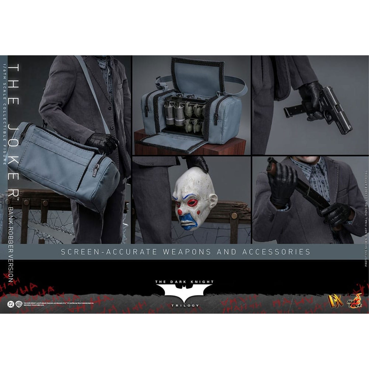The Dark Knight DX Action Figure 1/6 The Joker (Bank Robber Version)