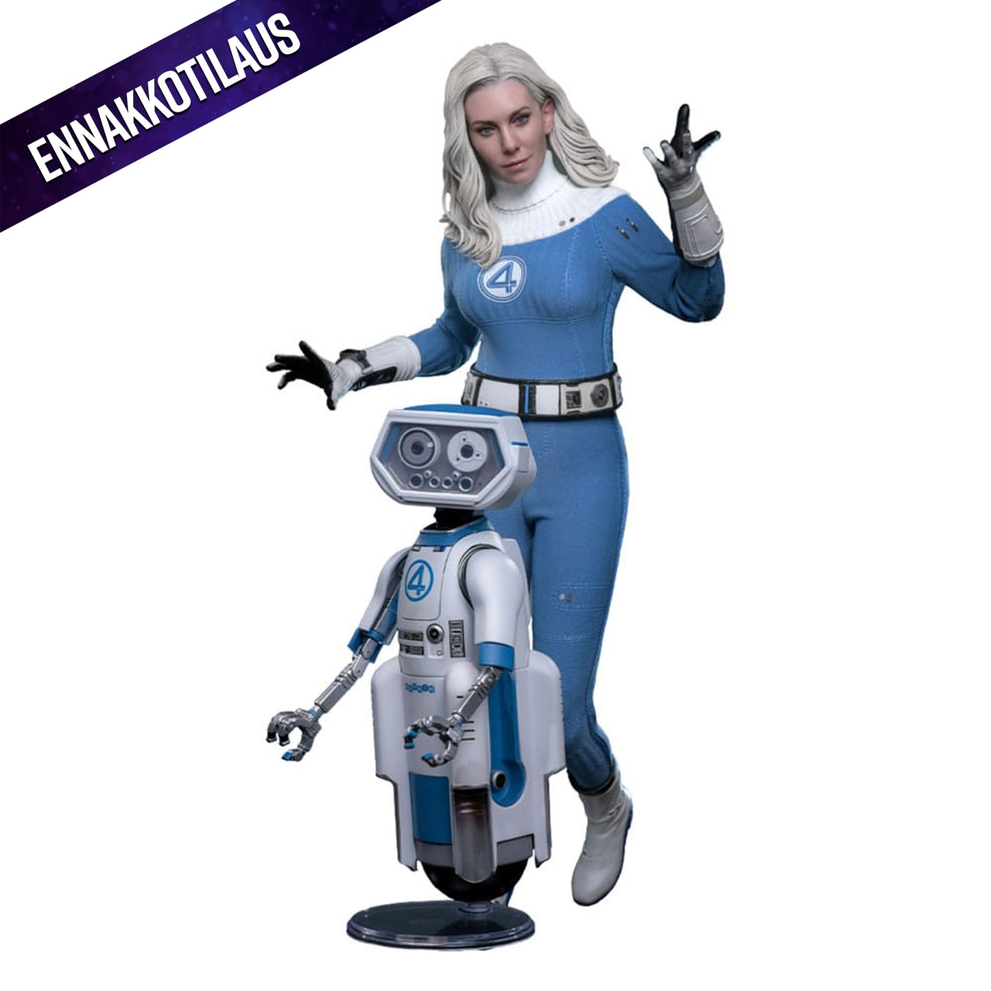 The Fantastic Four: First Steps Movie Masterpiece Action Figure 2-Pack 1/6 Invisible Woman & H.E.R.B.I.E.