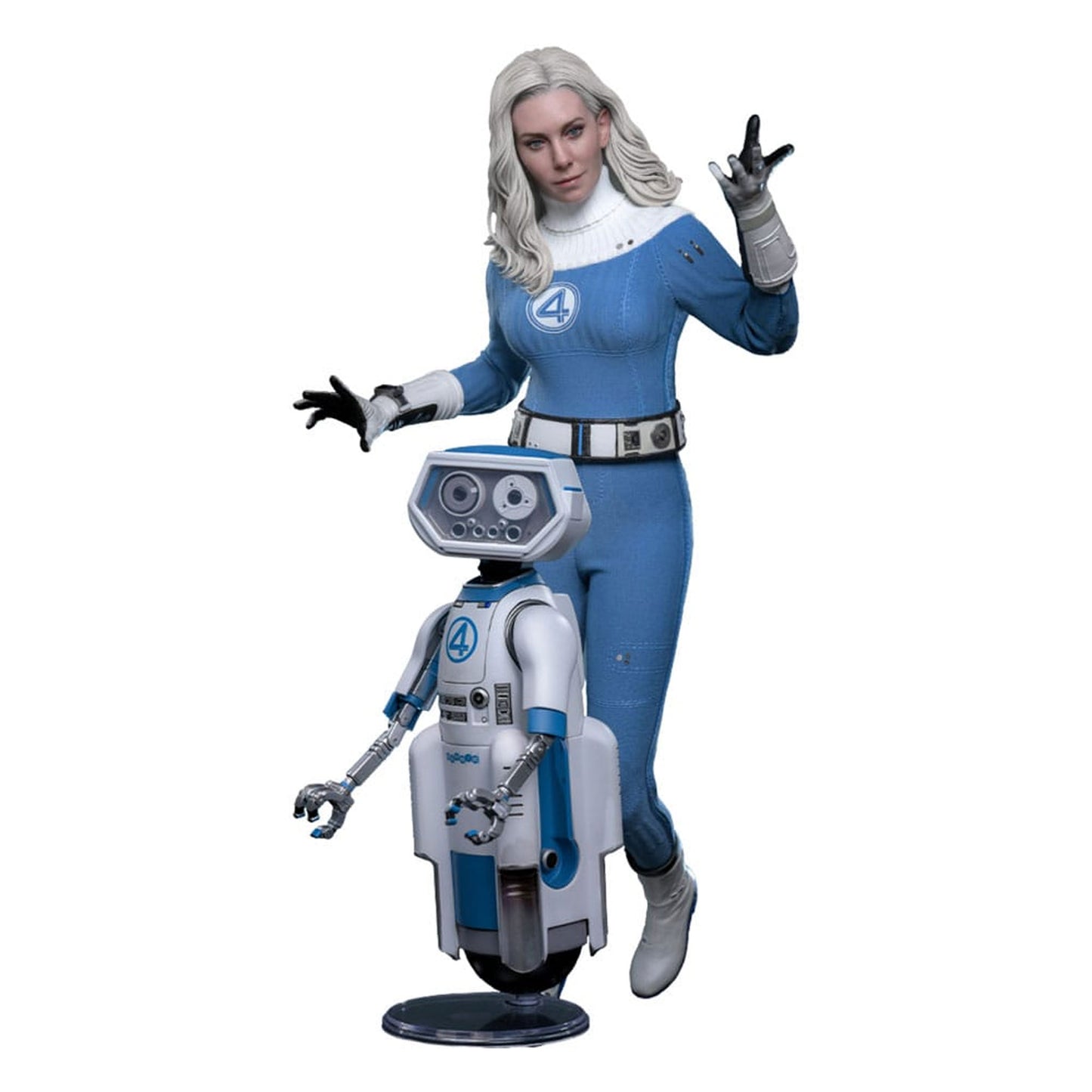 The Fantastic Four: First Steps Movie Masterpiece Action Figure 2-Pack 1/6 Invisible Woman & H.E.R.B.I.E.