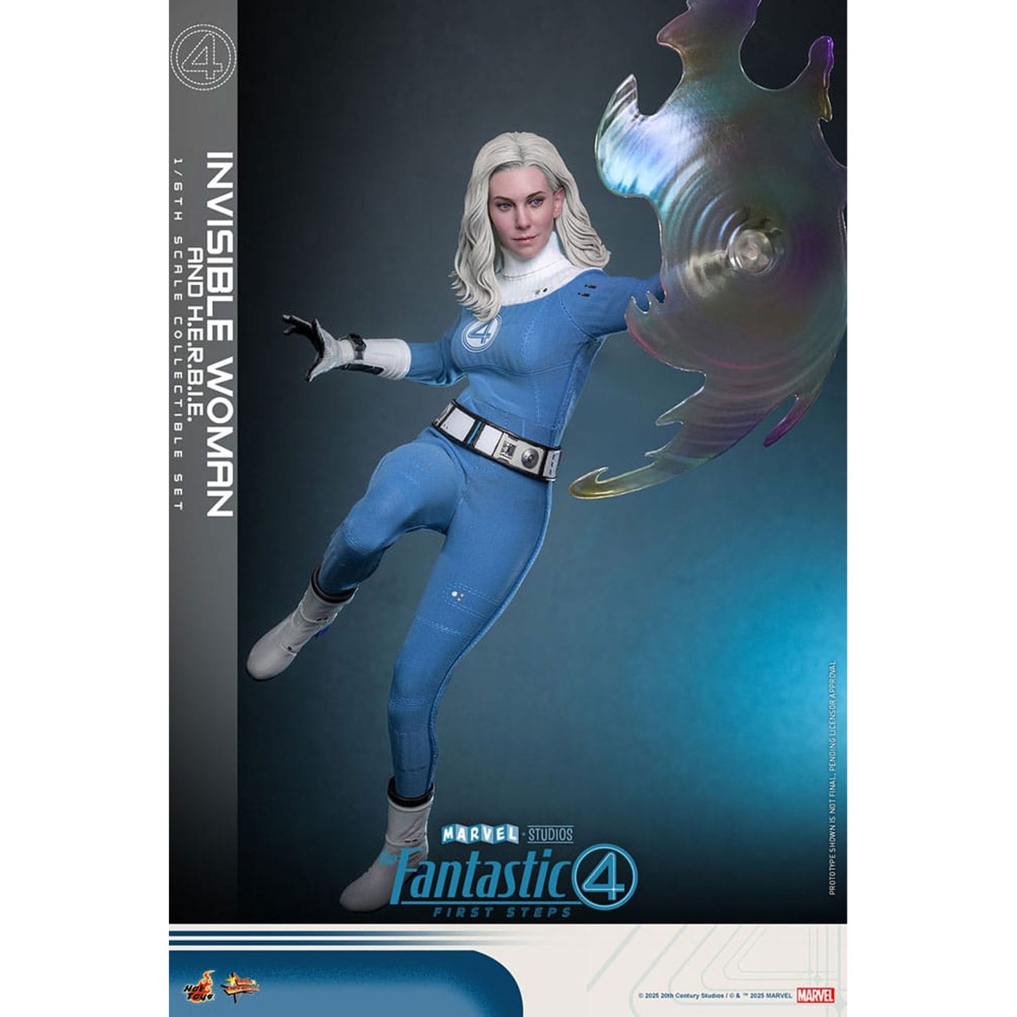 The Fantastic Four: First Steps Movie Masterpiece Action Figure 2-Pack 1/6 Invisible Woman & H.E.R.B.I.E.