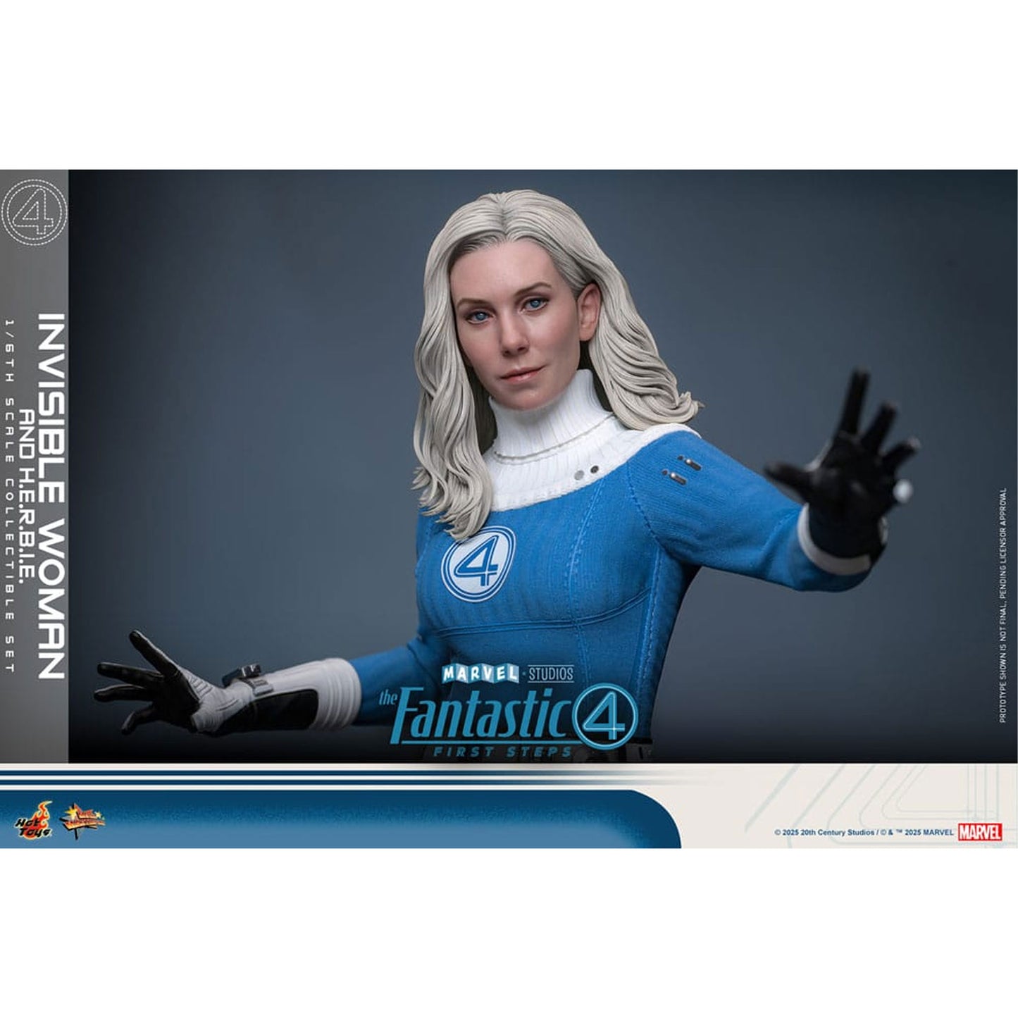 The Fantastic Four: First Steps Movie Masterpiece Action Figure 2-Pack 1/6 Invisible Woman & H.E.R.B.I.E.