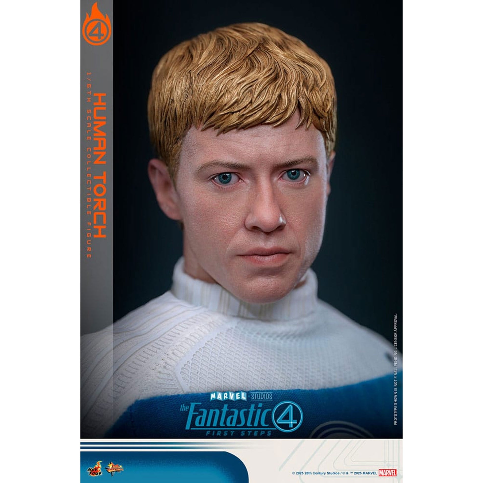 The Fantastic Four: First Steps Movie Masterpiece 1/6 Human Torch -Action Figuuri