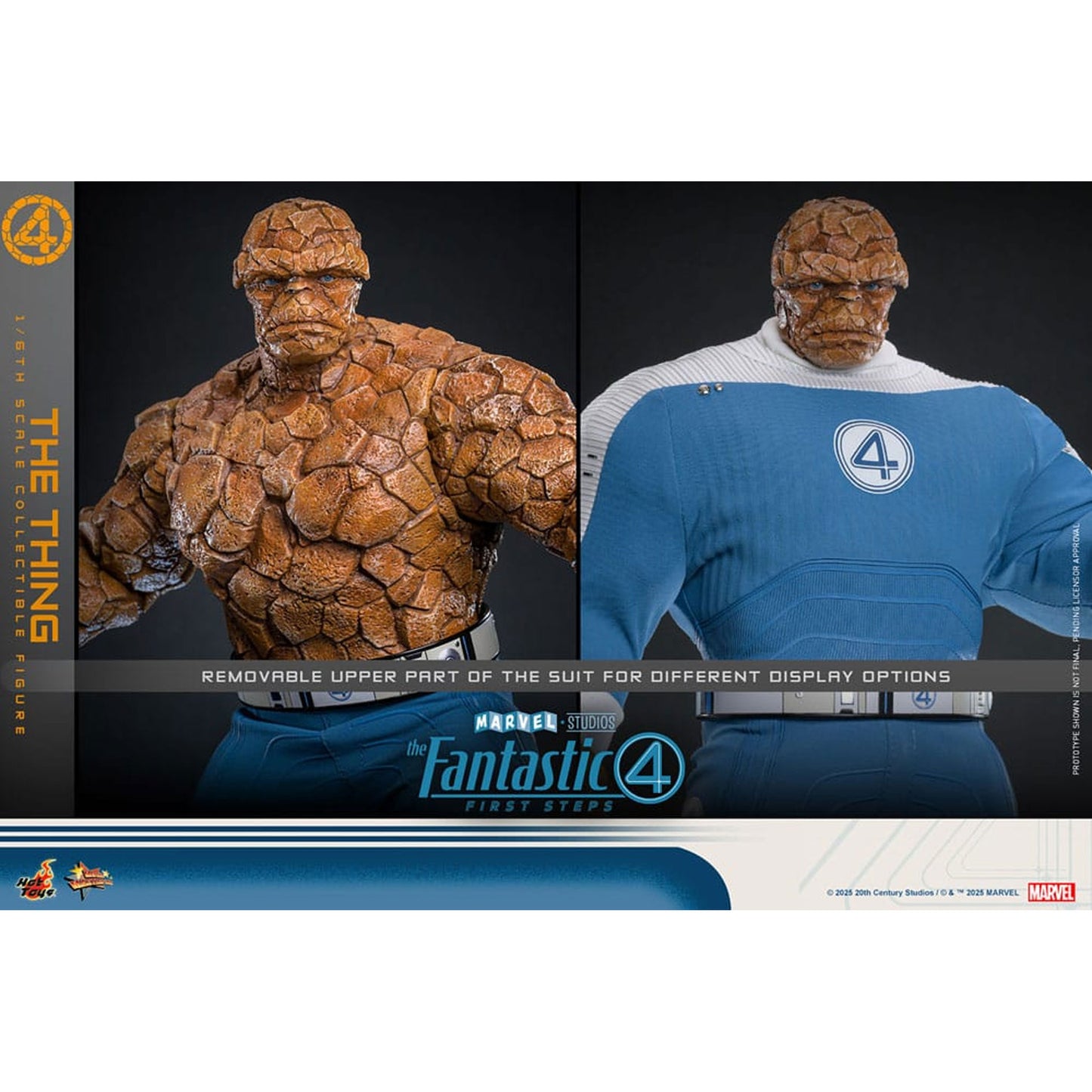 The Fantastic Four: First Steps Movie Masterpiece Action Figure 1/6 The Thing