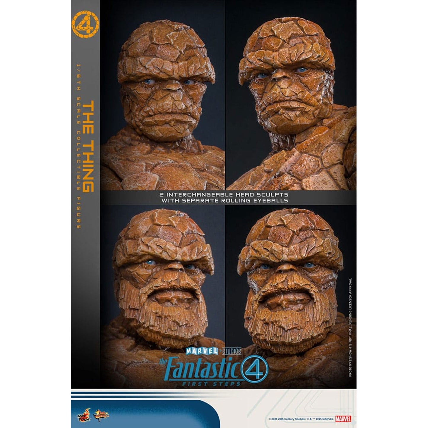 The Fantastic Four: First Steps Movie Masterpiece Action Figure 1/6 The Thing