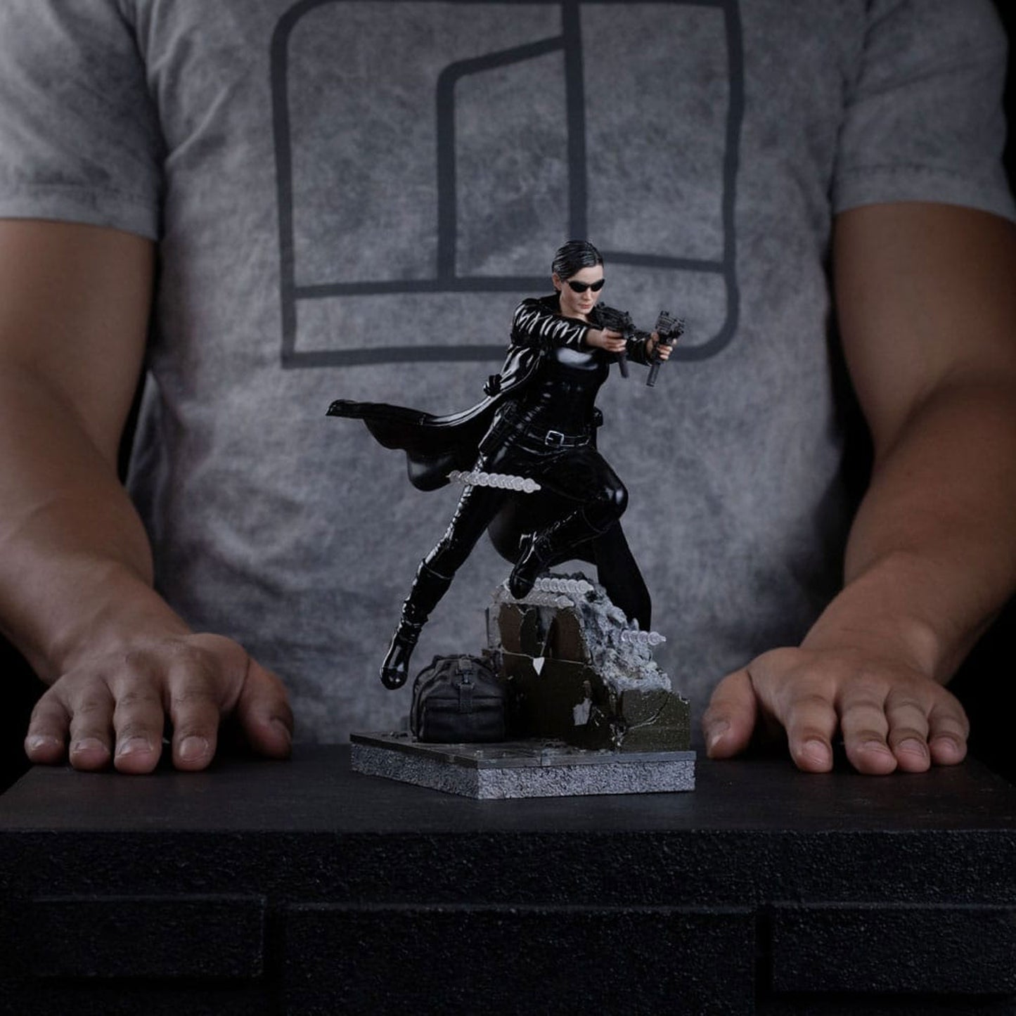 The Matrix Art Scale Statue 1/10 Trinity