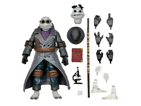 Universal Monsters x Teenage Mutant Ninja Turtles Ultimate Donatello as The Invisible Man