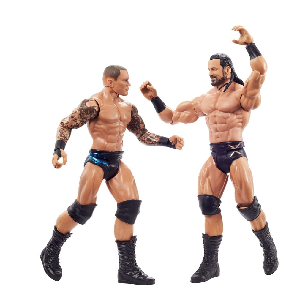 WWE Championship Playset with Doll Drew McIntyre vs. Randy Orton