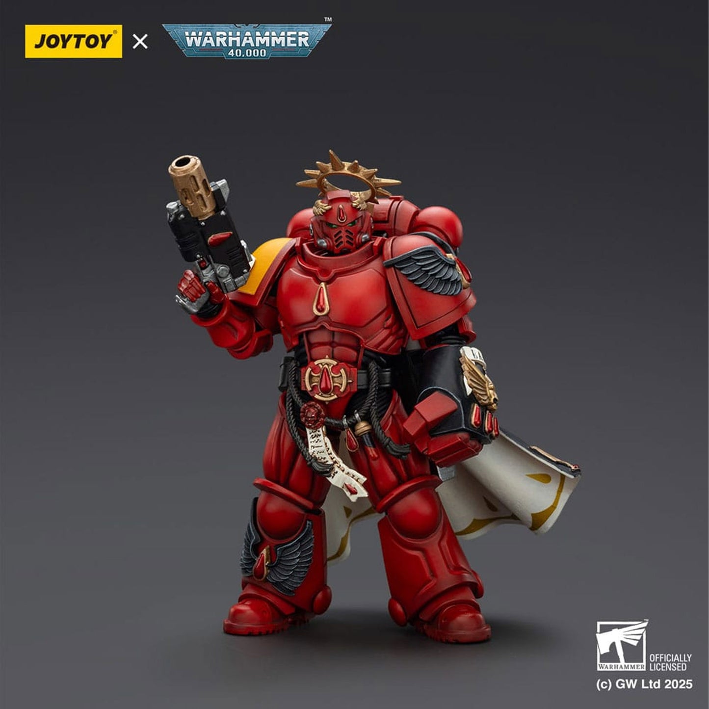 Warhammer 40,000: Combat Patrol Blood Angels Action Figure Captain with Inferno Pistol & Power Fist