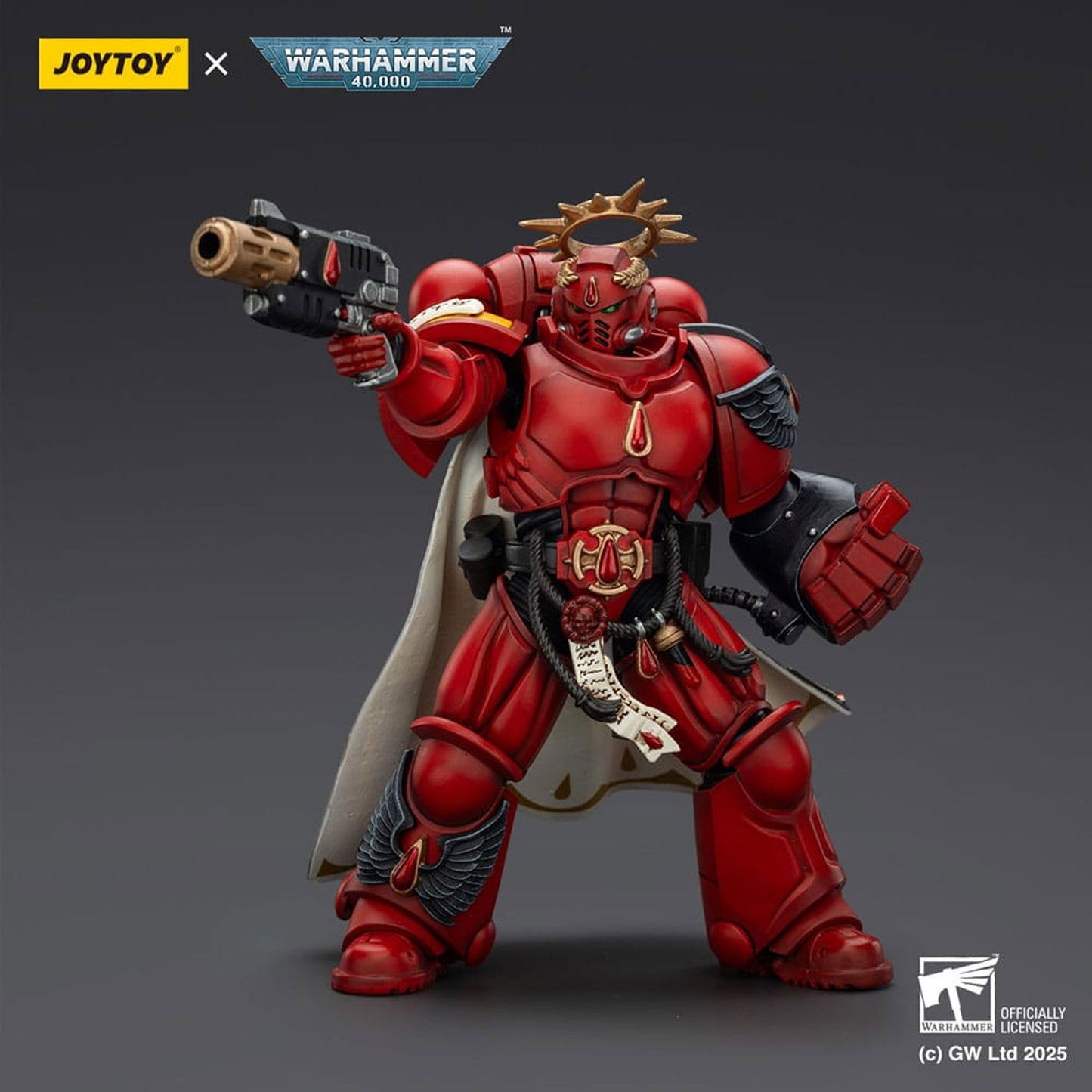 Warhammer 40,000: Combat Patrol Blood Angels Action Figure Captain with Inferno Pistol & Power Fist