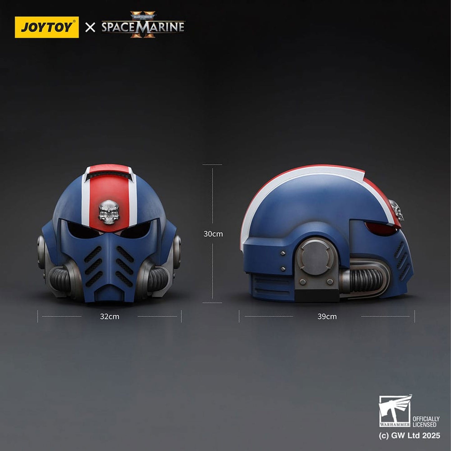 Warhammer 40,000: Space Marine 2 Replica Ultramarines Lieutenant Titus helmet