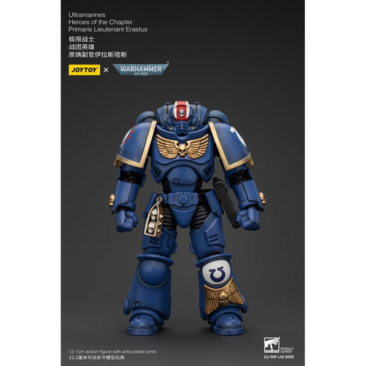 Warhammer 40k 1/18 Ultramarines Heroes of the Chapter Primaris Lieutenant Erastus -Action Figure
