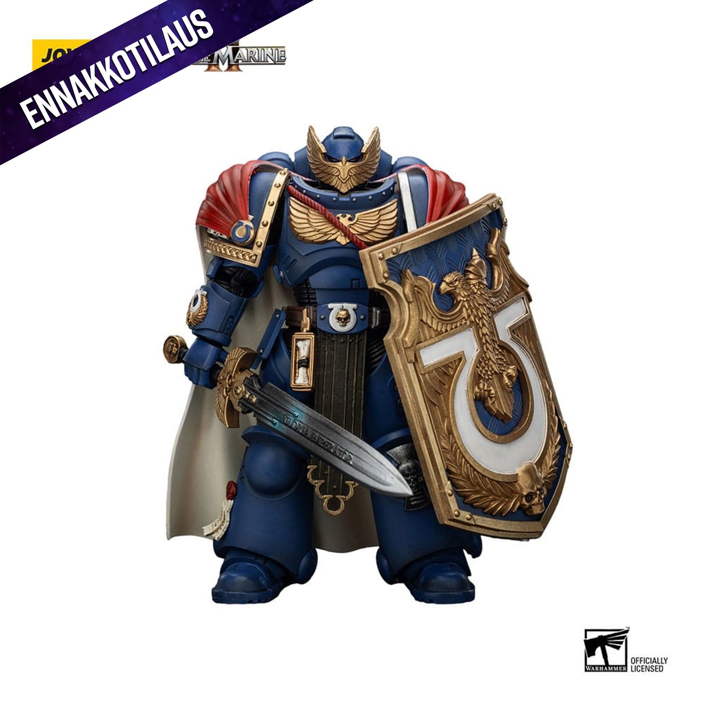 Warhammer 40k Action Figure Ultramarines Victrix Honour Guardwith Storm Shield And Power Sword