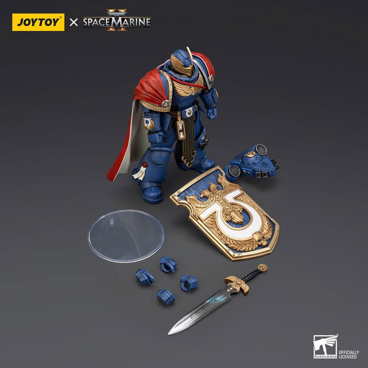 Warhammer 40k Action Figure Ultramarines Victrix Honour Guardwith Storm Shield And Power Sword