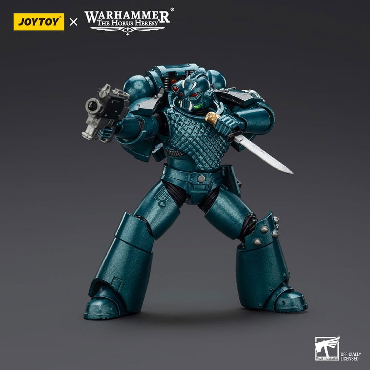 Warhammer The Horus Heresy Action Figure Alpha Legion Head hunter With Banestrike Combi-Bolter And Power Dagger