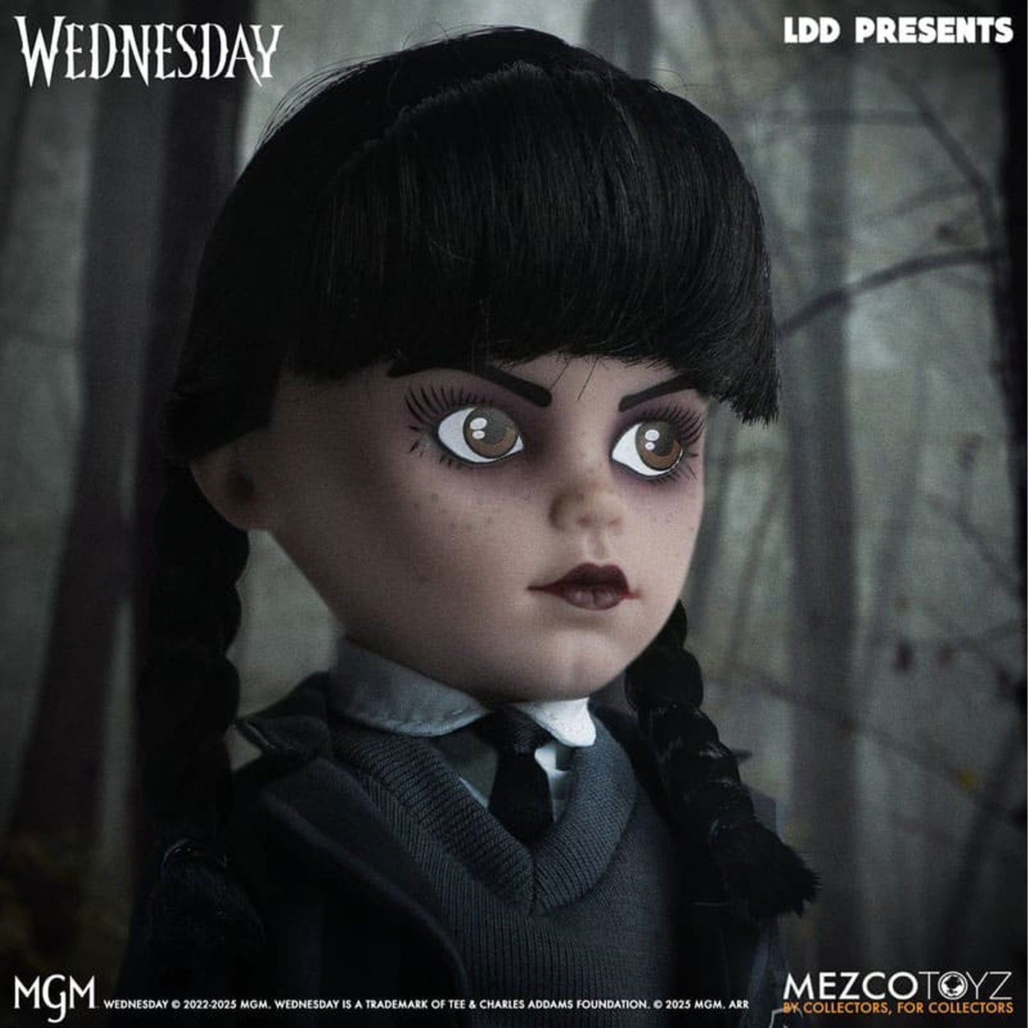 Wednesday LDD Presents Doll Wednesday Nevermore Academy Uniform