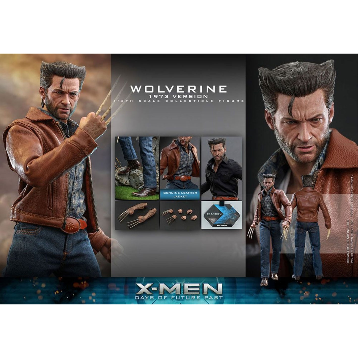 X-Men Days of Future Past Movie Masterpiece 1/6 Wolverine (1973 Version)