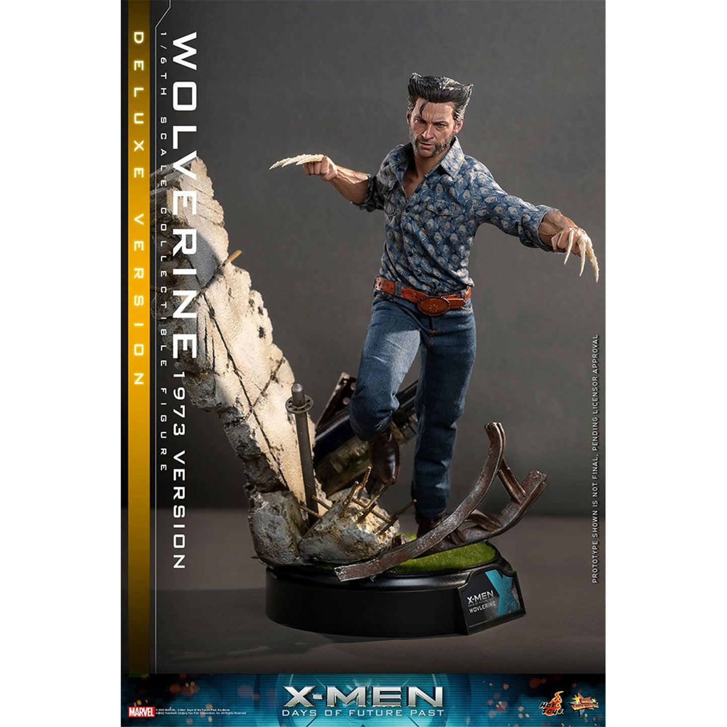 X-Men Days of Future Past Movie Masterpiece 1/6 Wolverine (1973 Version) Deluxe Version
