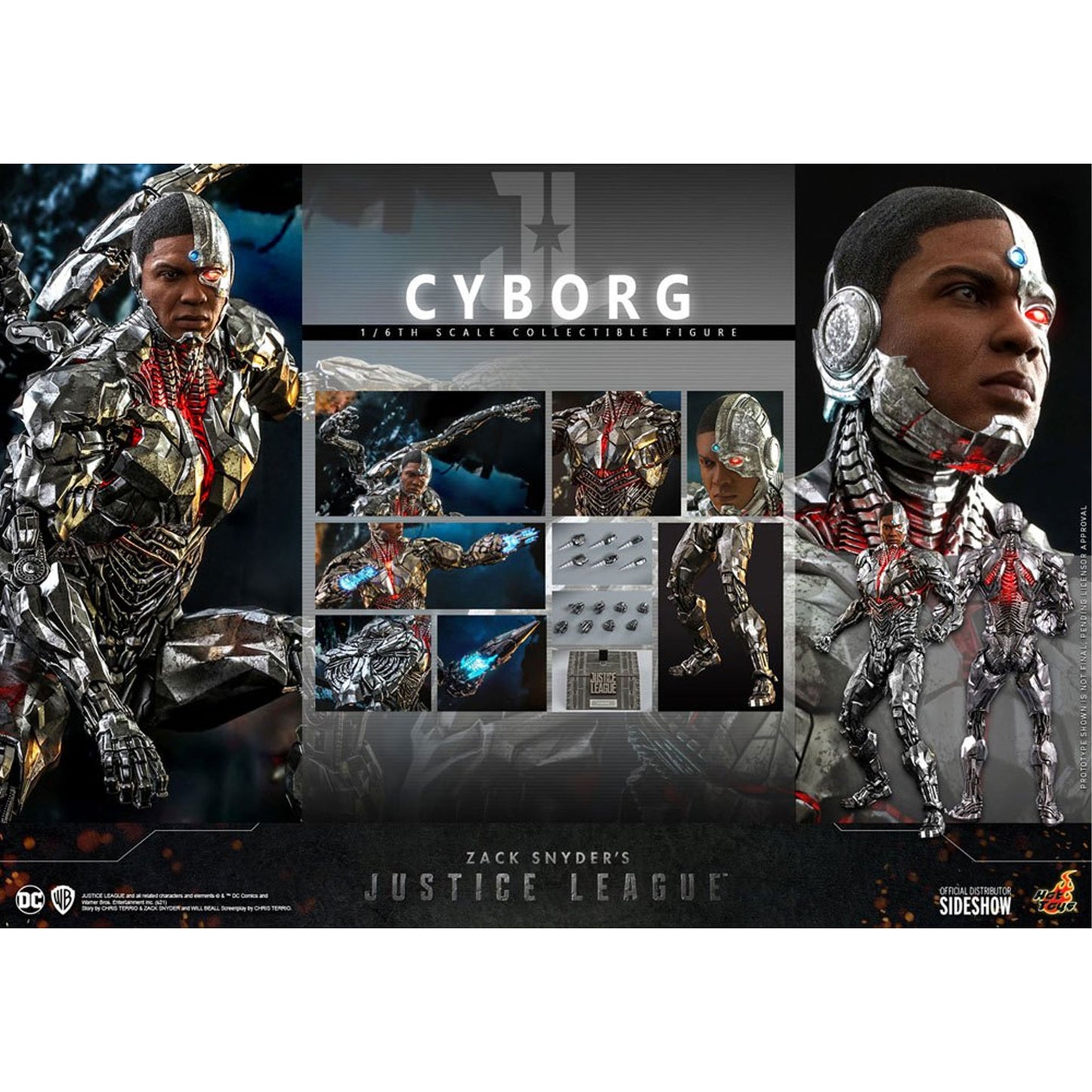 Zack Snyder`s Justice League 1/6 Cyborg