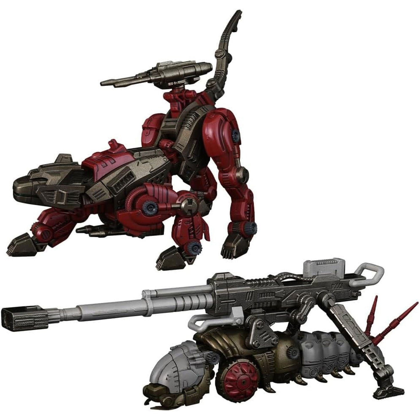 Zoids Plastic Model Kits 2-Pack 1/100 RMZ-010 Canoly Molga & Hell Cat Base Guards Sets