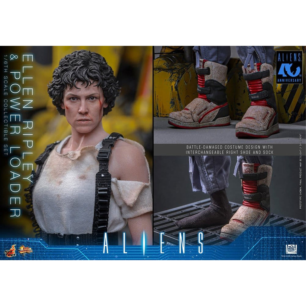 Alien Movie Masterpiece 1/6 Ellen Ripley and Power Loader -Figure Set 