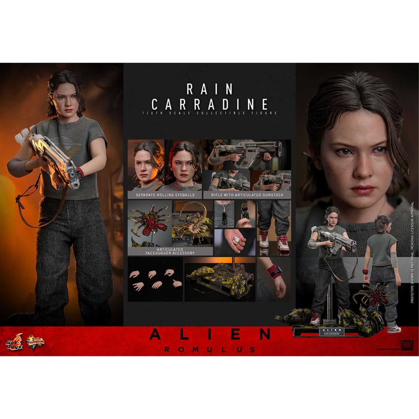 Alien: Romulus Movie Masterpiece Action Figure 1/6 Rain Carradine