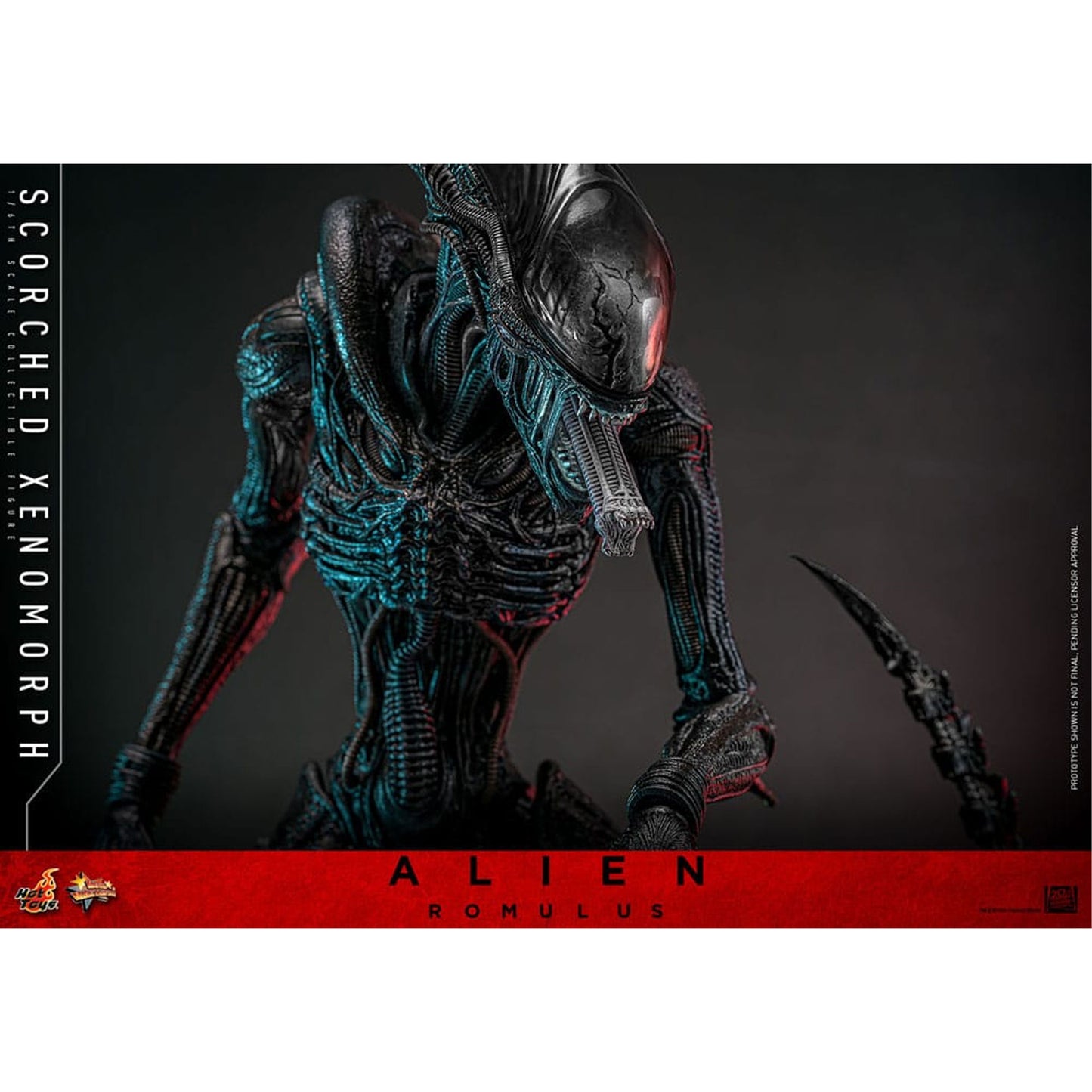 Alien: Romulus Movie Masterpiece 1/6 Scorched Xenomorph