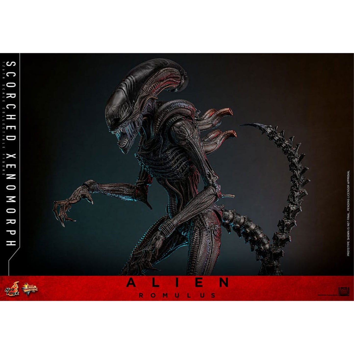 Alien: Romulus Movie Masterpiece 1/6 Scorched Xenomorph