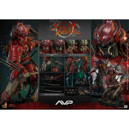 Alien vs. Predator Artist Collection 1/6 Akaoni Samurai Predator -Action Figure