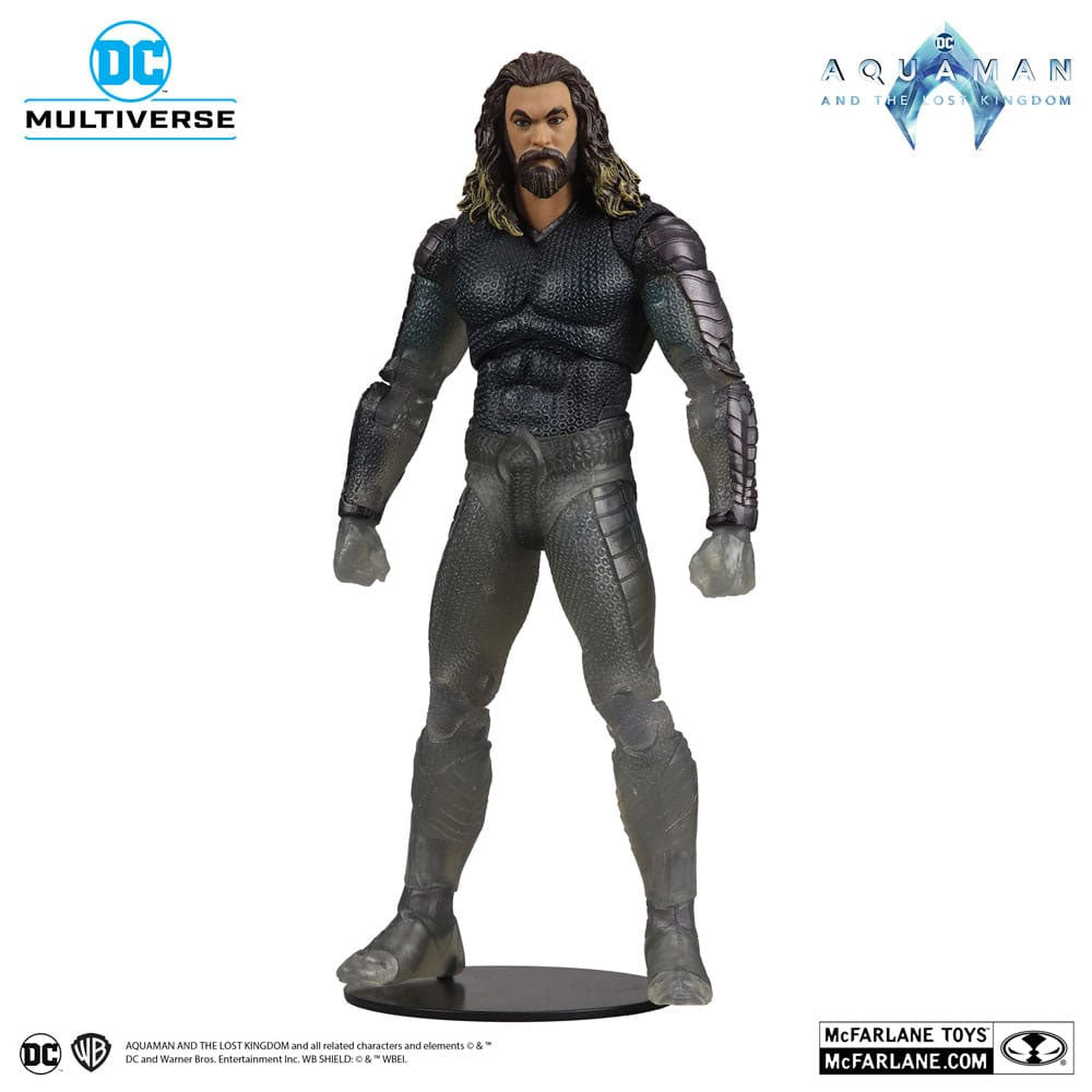 Aquaman and the Lost Kingdom DC Multiverse Aquaman (Stealth Suit with Topo) (Gold Label)