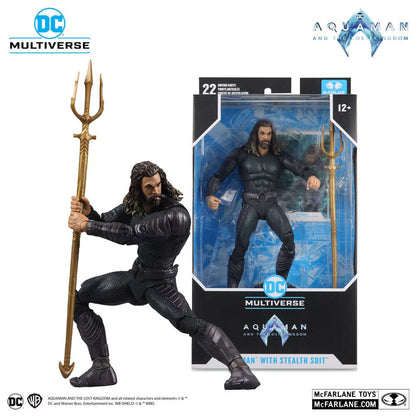 Aquaman and the Lost Kingdom DC Multiverse Aquaman with Stealth Suit -Action Figuuri