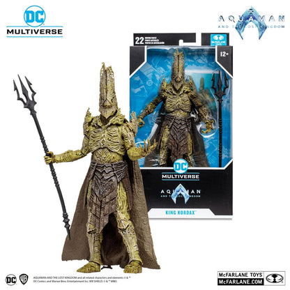 Aquaman and the Lost Kingdom DC Multiverse King Kordax -Action Figuuri