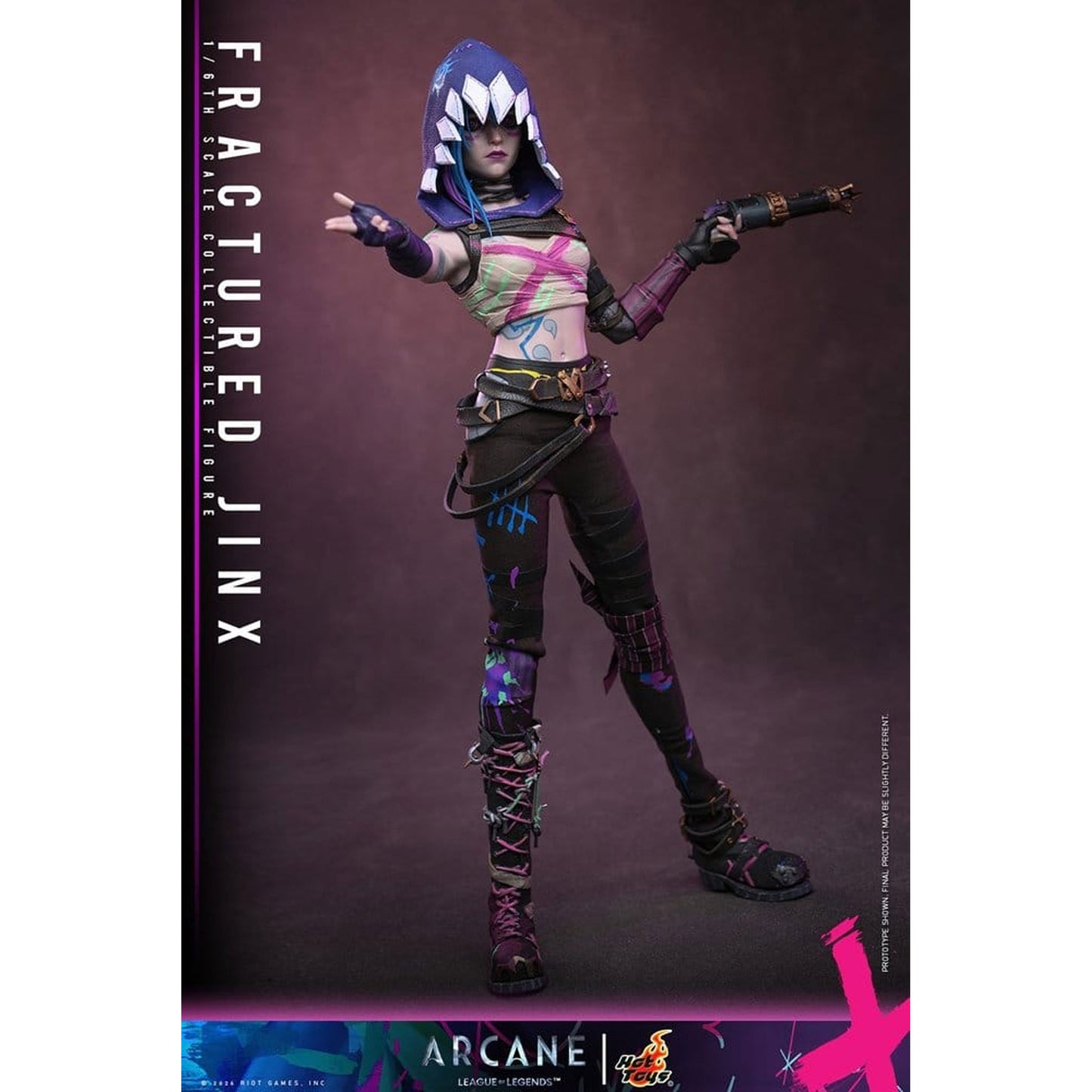 Arcane 1/6 Fractured Jinx -Action Figure