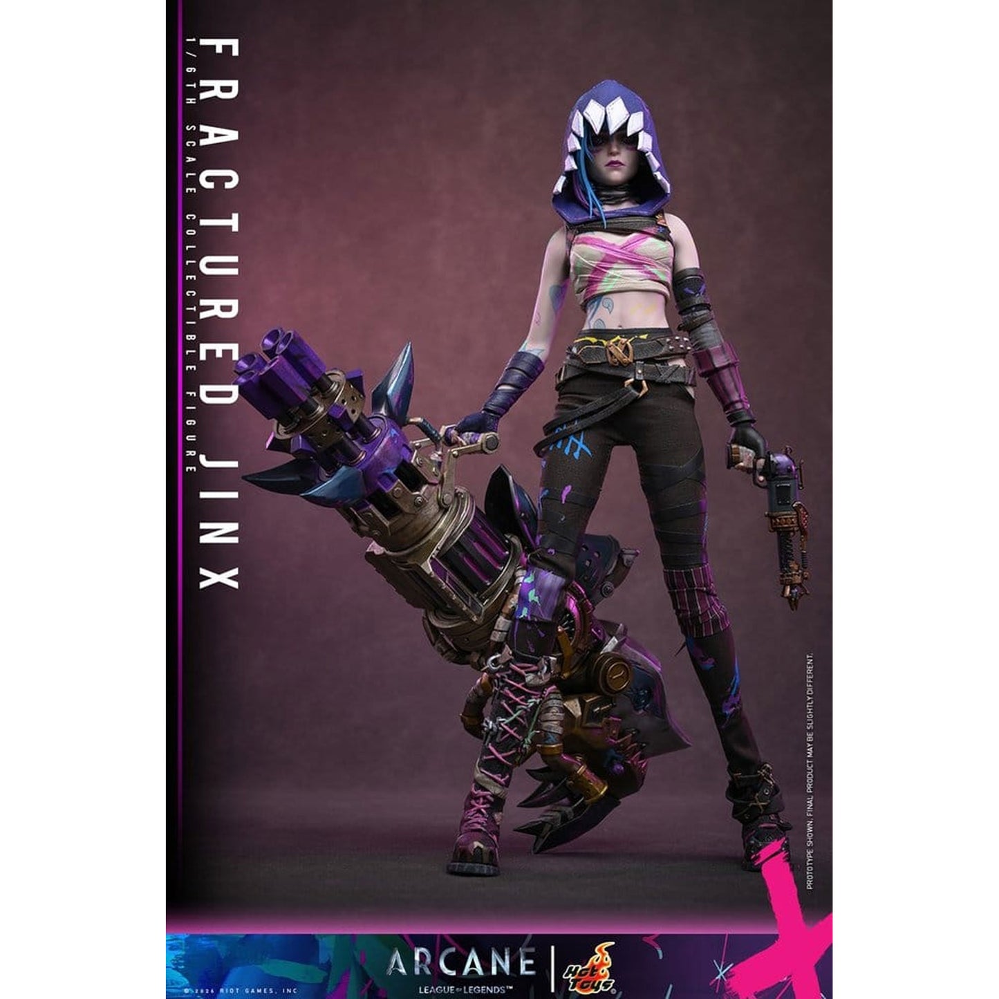 Arcane 1/6 Fractured Jinx -Action Figure