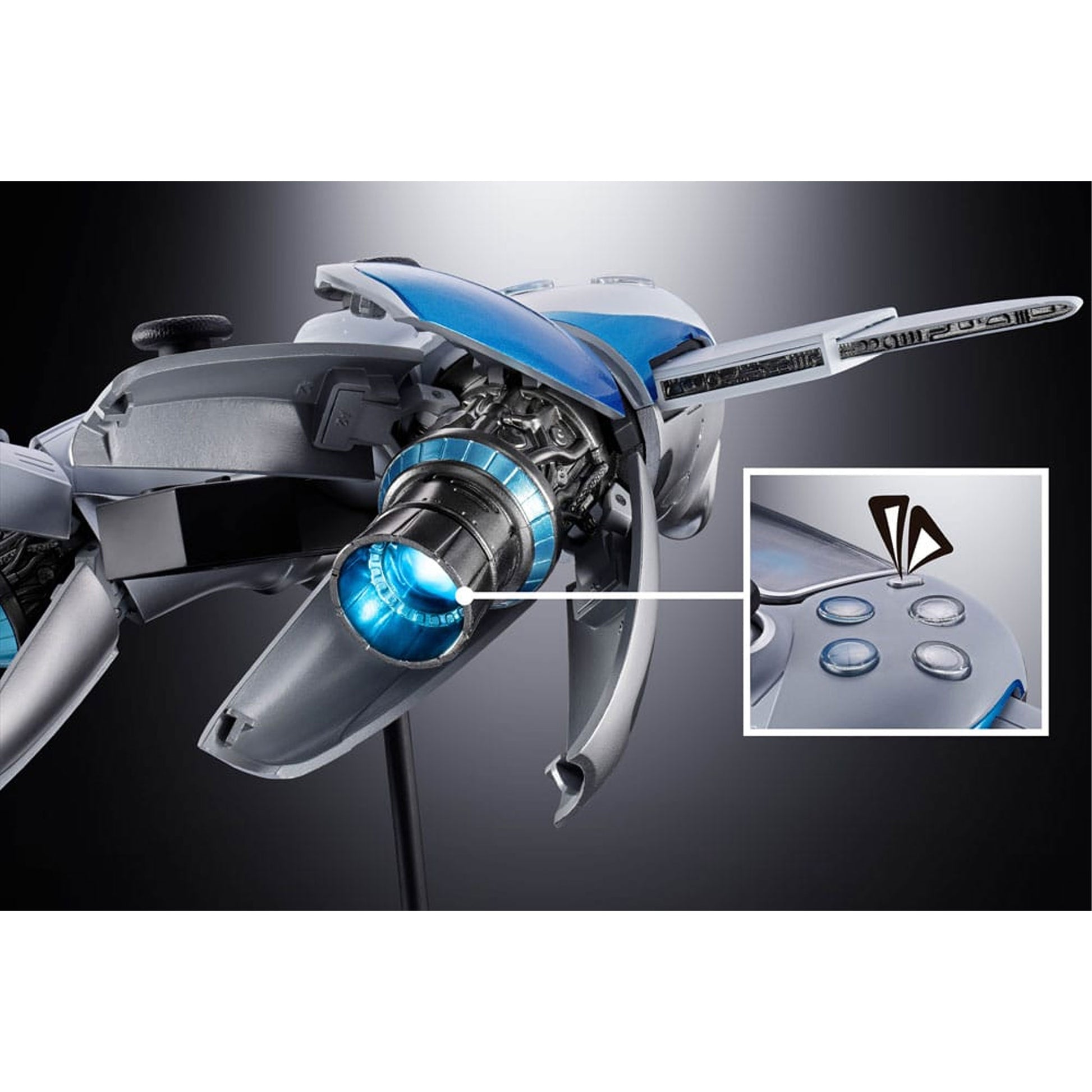Astro Bot Chogokin Astro Bot & Dual Speeder -Action Figure