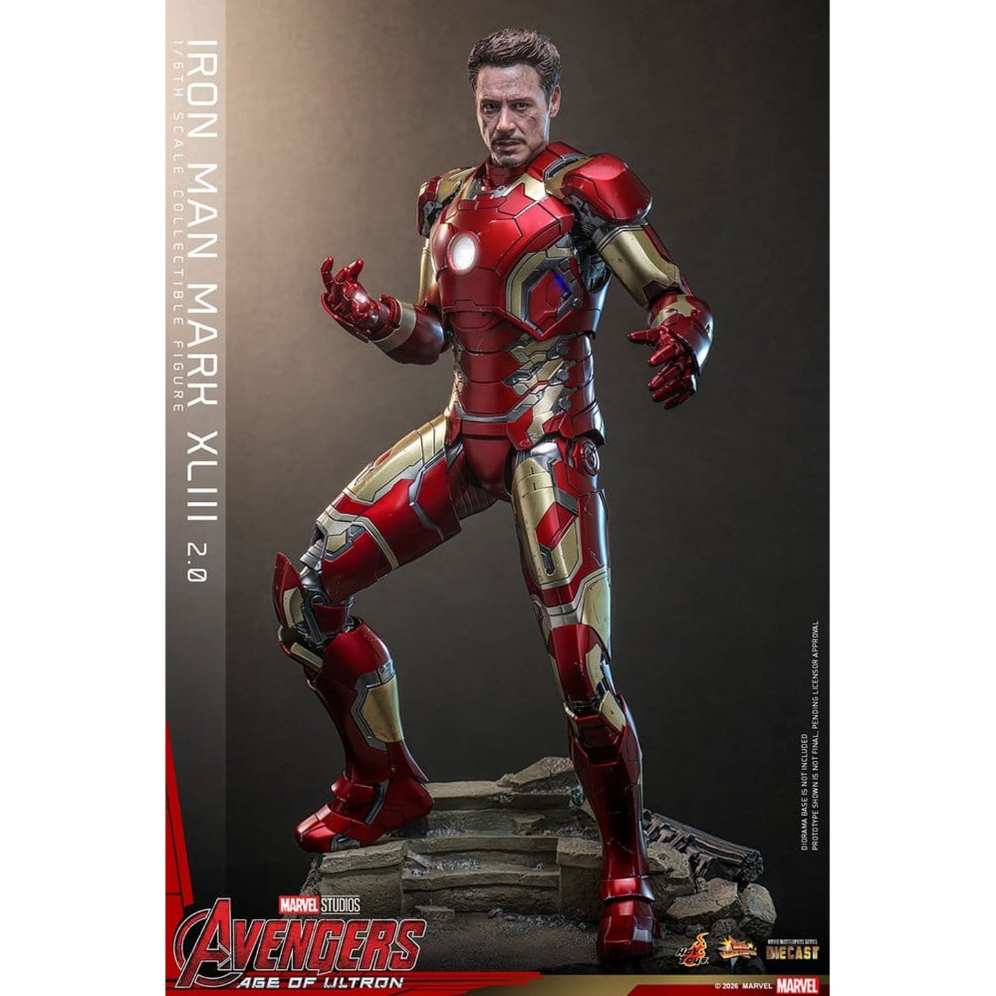 Avengers: Age of Ultron Movie Masterpiece Diecast 1/6 Iron Man Mark XLIII (2.0) -Action Figure 