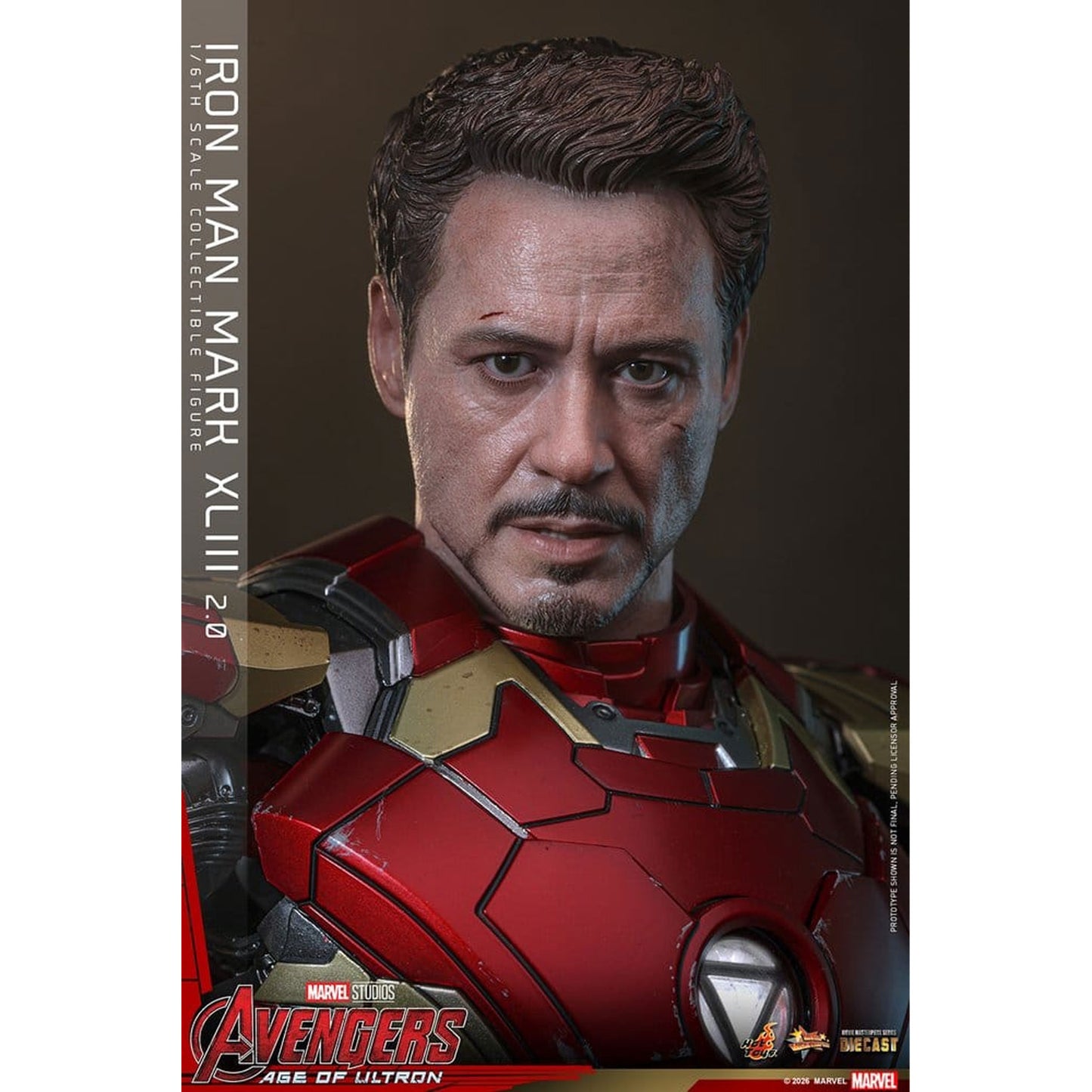 Avengers: Age of Ultron Movie Masterpiece Diecast 1/6 Iron Man Mark XLIII (2.0) -Action Figure 
