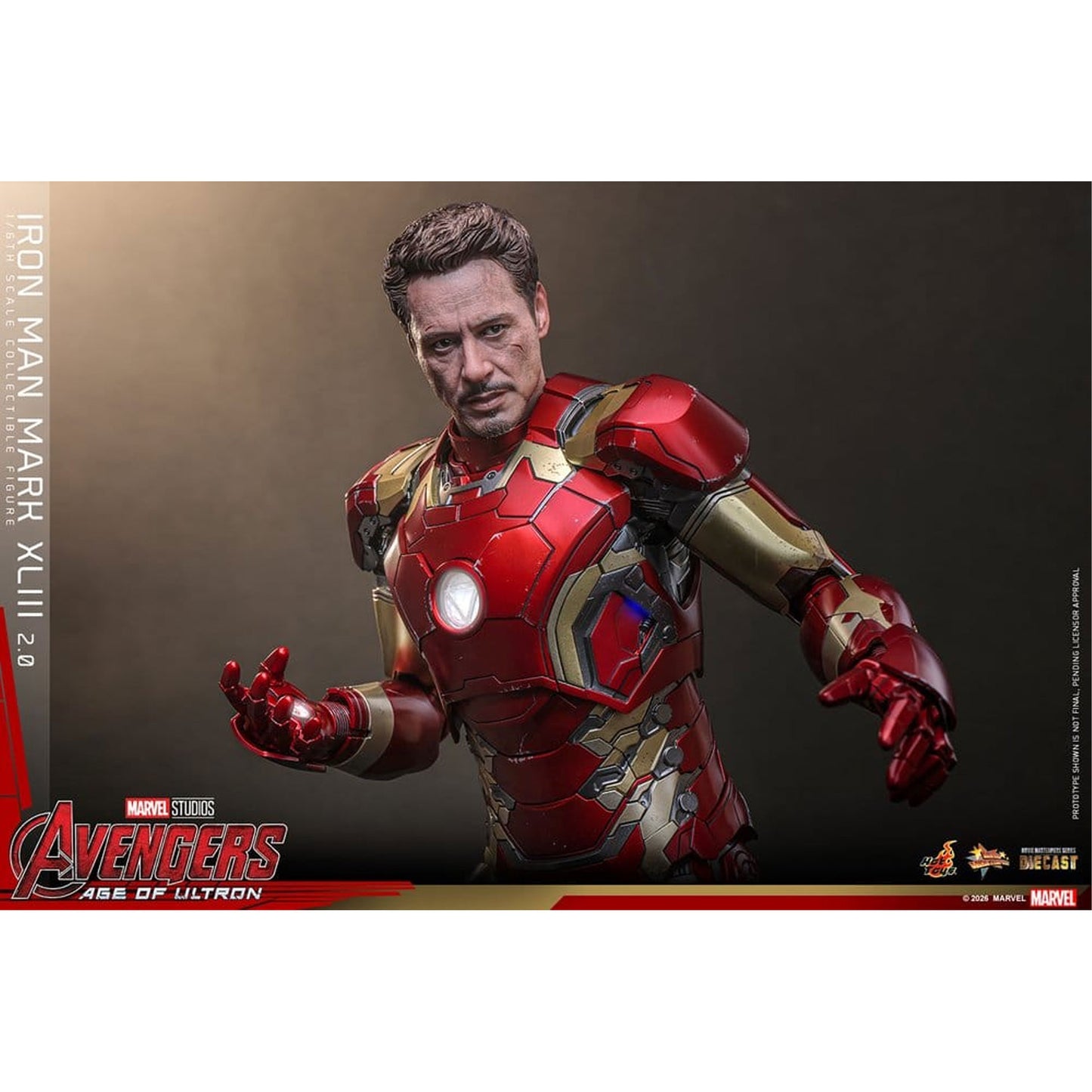 Avengers: Age of Ultron Movie Masterpiece Diecast 1/6 Iron Man Mark XLIII (2.0) -Action Figure 