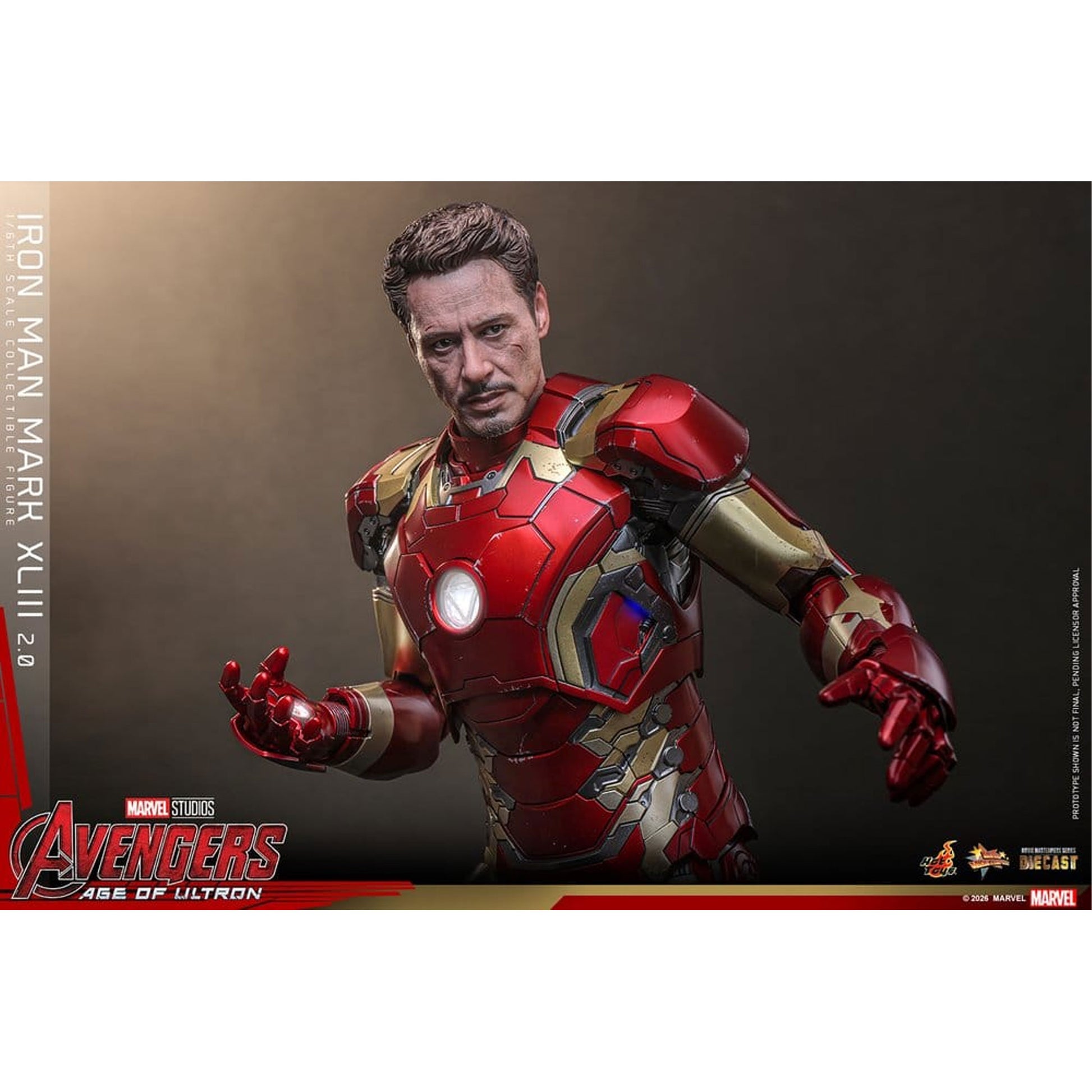 Avengers: Age of Ultron Movie Masterpiece Diecast 1/6 Iron Man Mark XLIII (2.0) -Action Figure 
