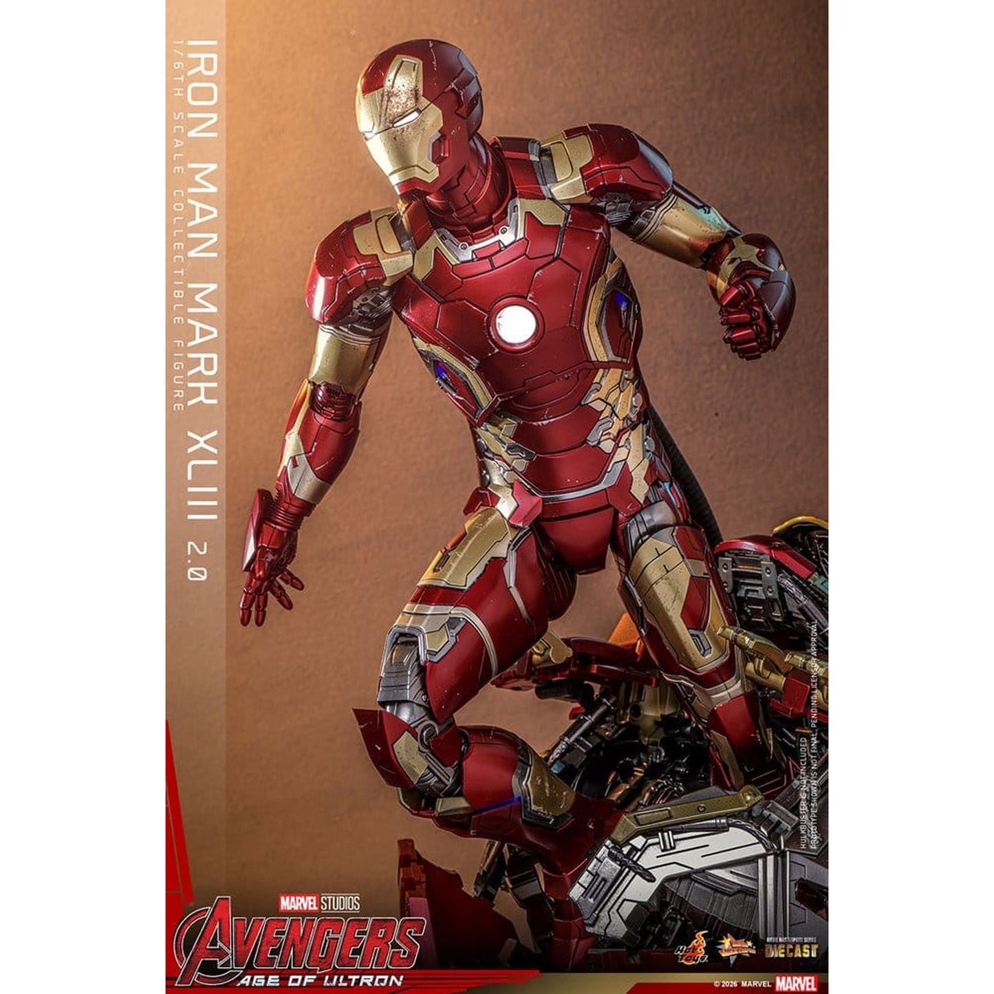Avengers: Age of Ultron Movie Masterpiece Diecast 1/6 Iron Man Mark XLIII (2.0) -Action Figure 