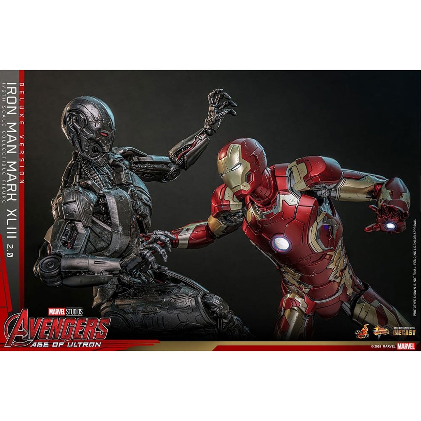 Avengers: Age of Ultron Movie Masterpiece Diecast 1/6 Iron Man Mark XLIII (2.0) (Deluxe Version) -Action Figure