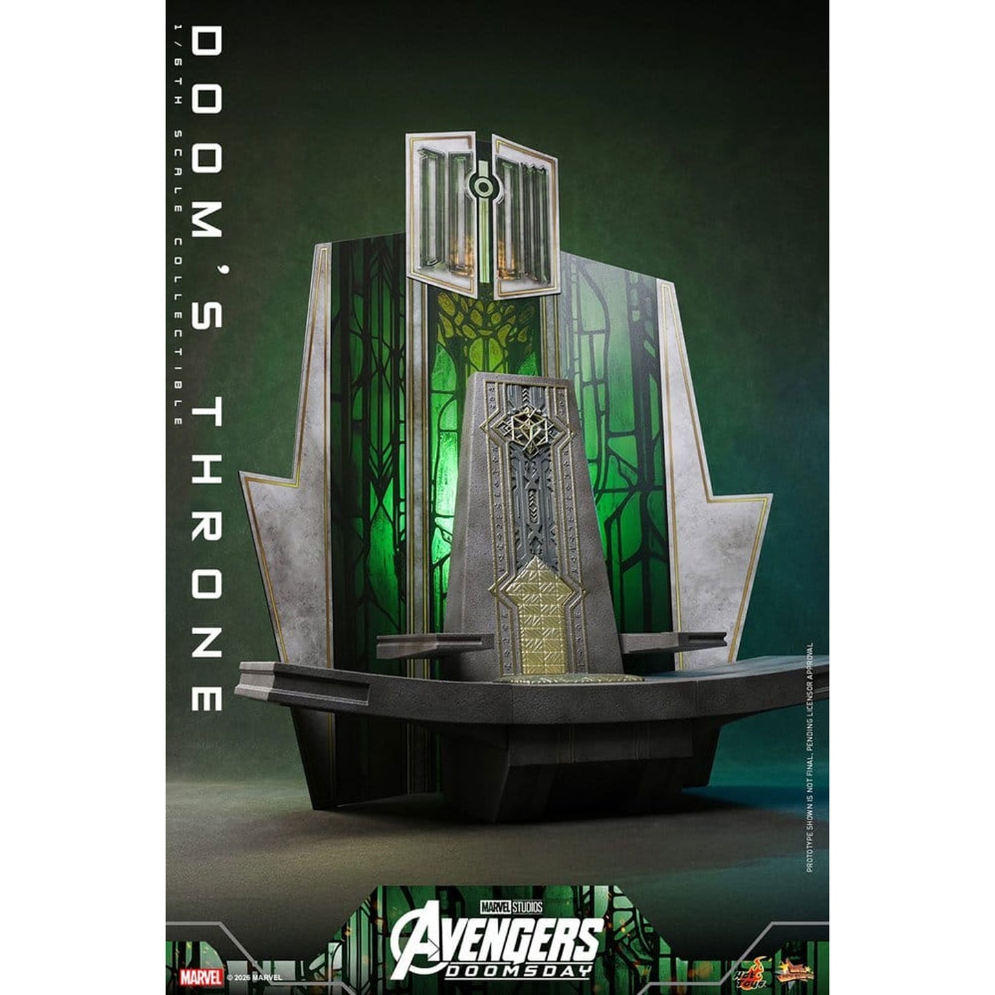 Avengers: Doomsday Movie Masterpiece Accessory 1/6 Doom's Throne -Action Figure