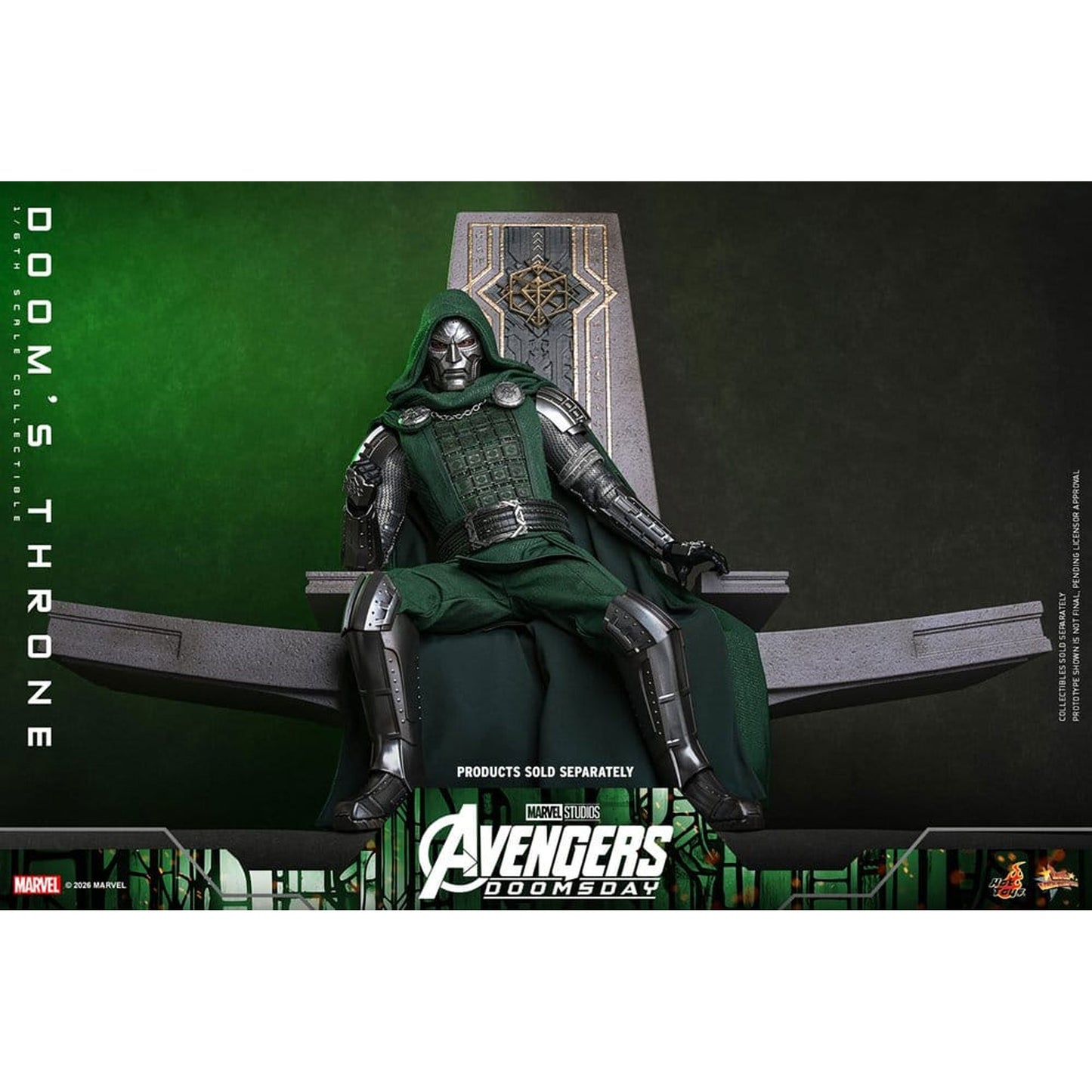 Avengers: Doomsday Movie Masterpiece Accessory 1/6 Doom's Throne -Action Figure