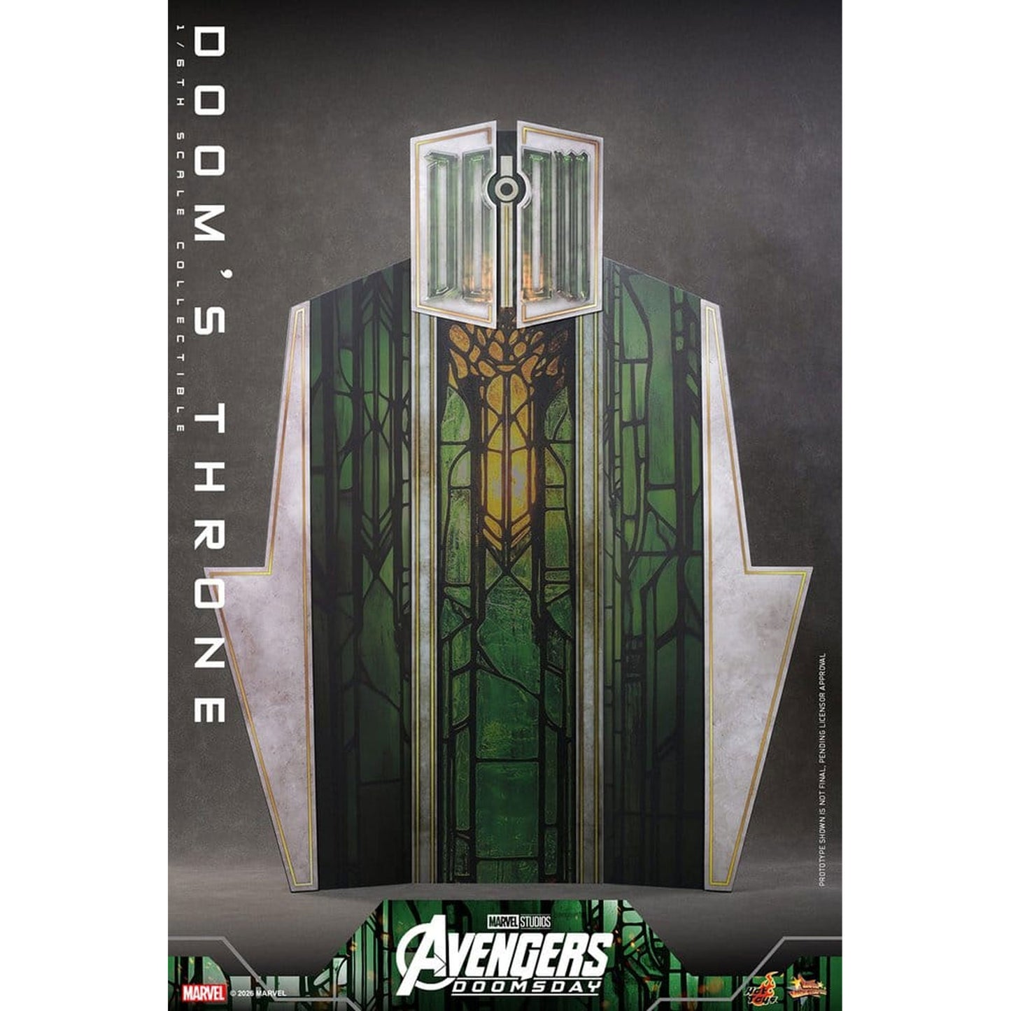 Avengers: Doomsday Movie Masterpiece Accessory 1/6 Doom's Throne -Action Figure