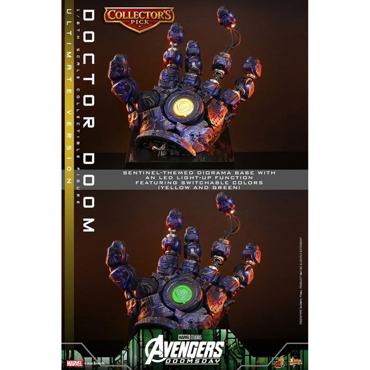 Avengers: Doomsday Movie Masterpiece 1/6 Doctor Doom (Ultimate Version) -Action Figure