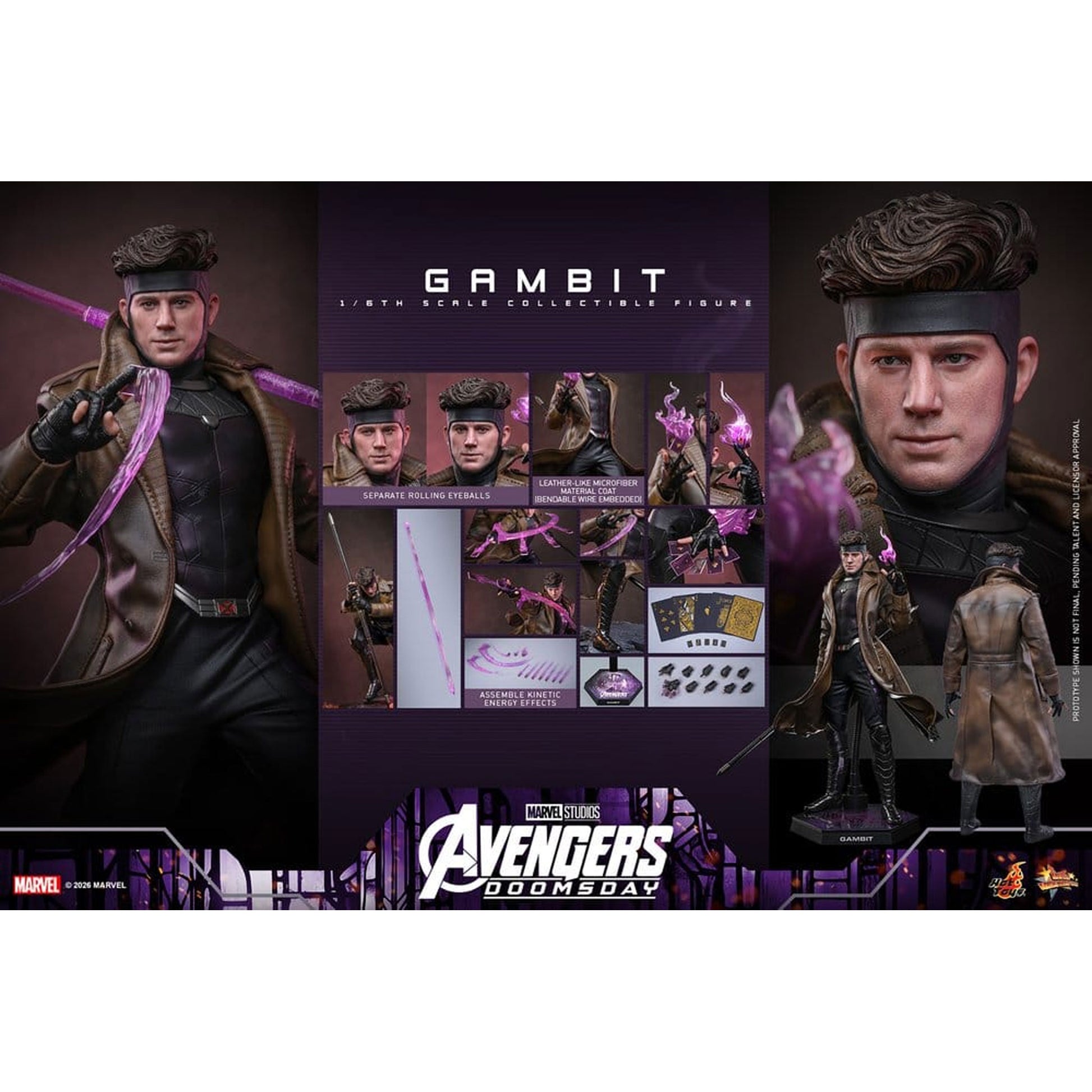 Avengers: Doomsday Movie Masterpiece 1/6 Gambit -Action Figure