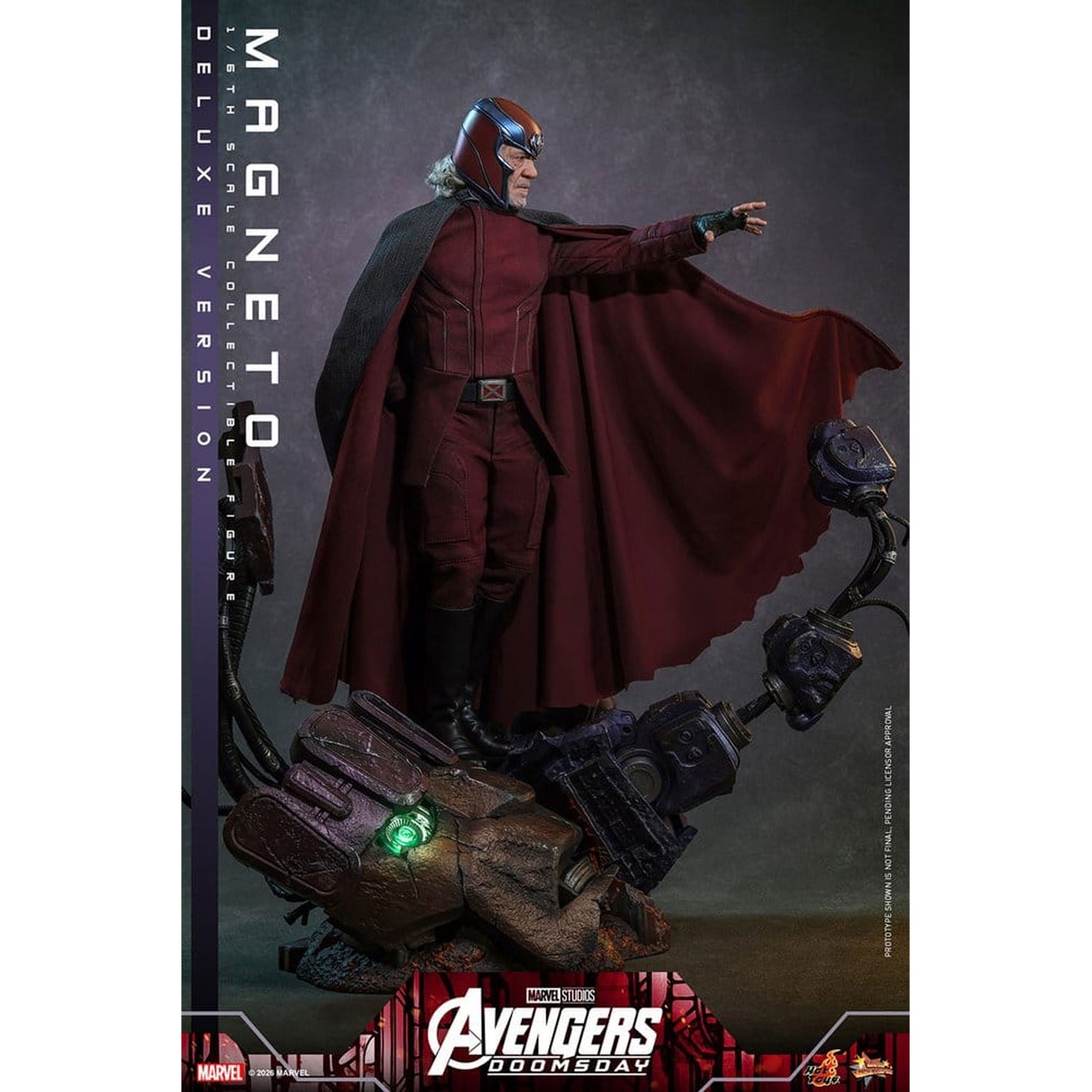 Avengers: Doomsday Movie Masterpiece 1/6 Magneto (Deluxe Version) -Action Figure